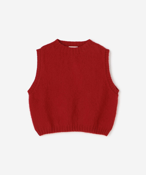 MORRIS & SONS | ショート シャギーニットベスト WOMEN Morris & Sons ベスト MORRIS ＆ SONS | ショート シャギー