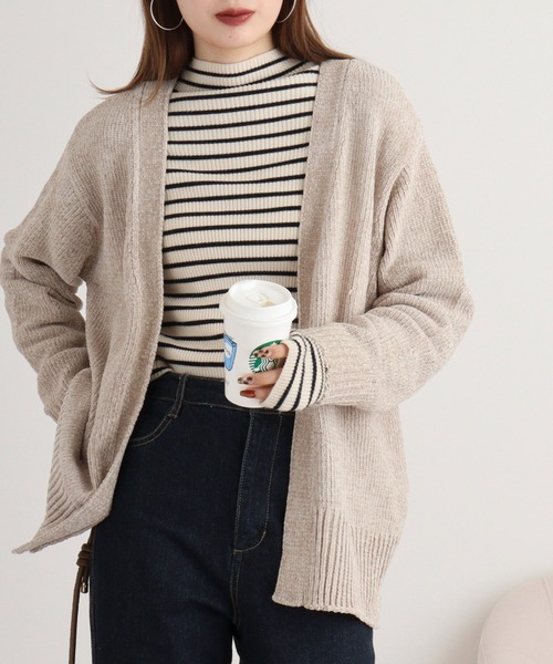 FUNALIVE（ファンアライブ） カーディガン AveAngeiina ベロアモール