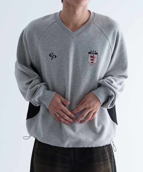 epnok トレーナー スウェット 裏起毛 「EPNK」Uniform raglan sweat