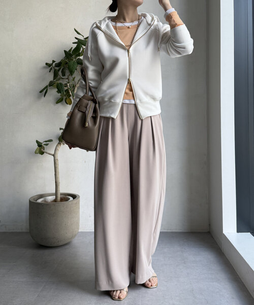 DouDou（ドゥドゥ） tシャツ プラムダンボールジップフーディー