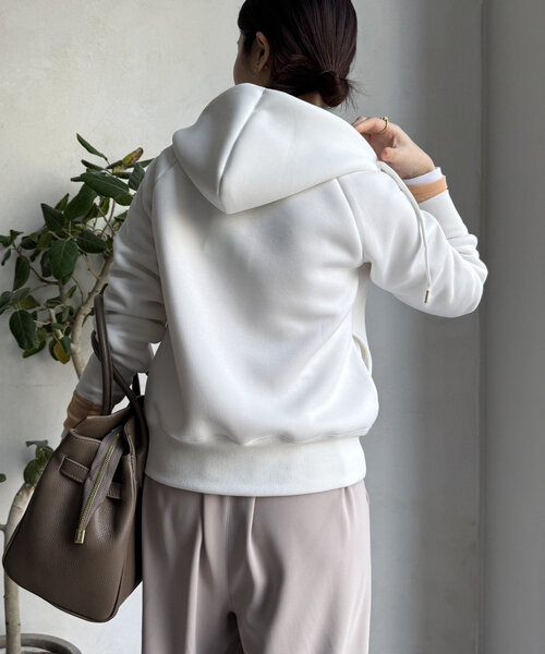 DouDou（ドゥドゥ） tシャツ プラムダンボールジップフーディー