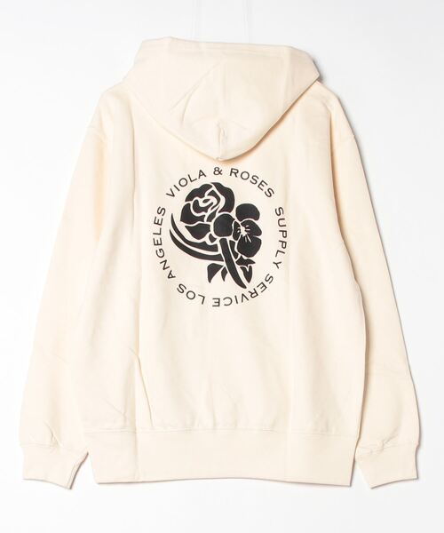 薔薇　viola&rosesパーカー　ウィンドアンドシー　ステューシー　ape VIOLA＆ROSES（ヴィオラアンドローゼズ） パーカー Viola＆Roses