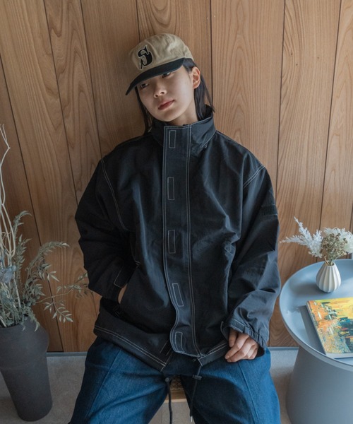 INTER FACTORY ブルゾン ジャンバー ニシルル - stitch nylon