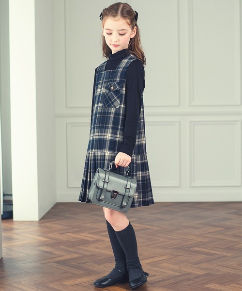 DRESCCO（ドレスコ） ワンピース チェック柄ローウエストプリーツ