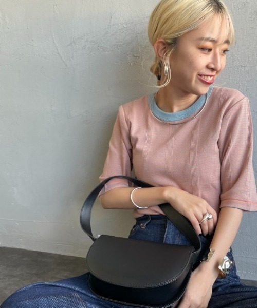 tシャツ 「WEB先行予約」「MILLER/ミラー」 別注 パネルリブ シアータートルTシャツ レディース Robert P. Miller tシャツ 「MILLER/ミラー」 パネルリブ パイル