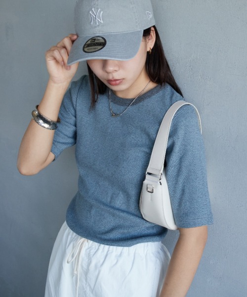Robert P. Miller tシャツ 「MILLER/ミラー」 別注 配色 5分袖