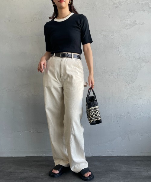 Robert P. Miller tシャツ 「MILLER/ミラー」 別注 配色 5分袖