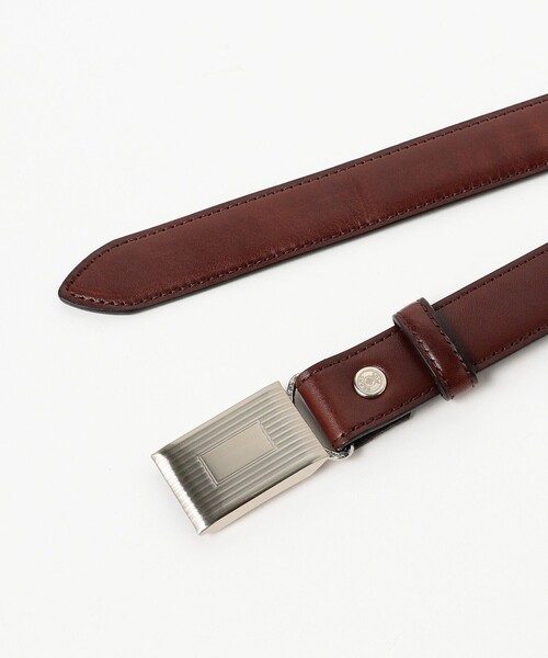 BEAMS+（ビームスプラス） ベルト Plate Belt Dress Calf メンズ