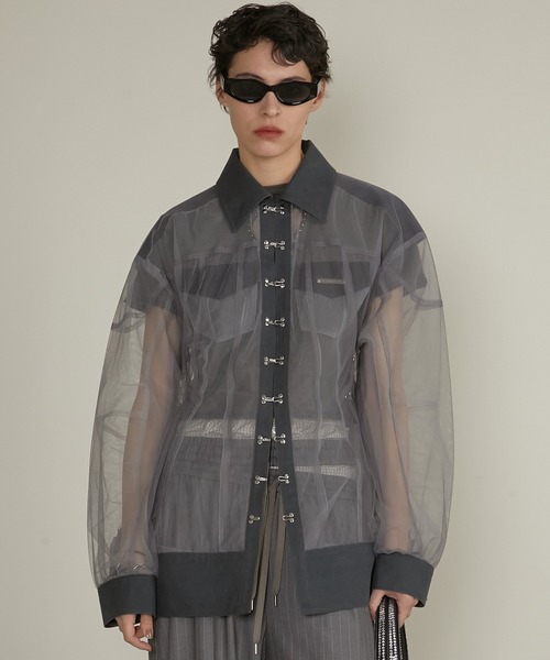 カットワーク刺しゅう デニム ジャケット ジャケット デニムジャケット