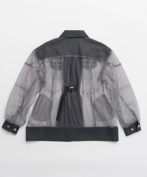 レディース 古着 80s USA製 Simply Barbara フリンジ ブルー デニム