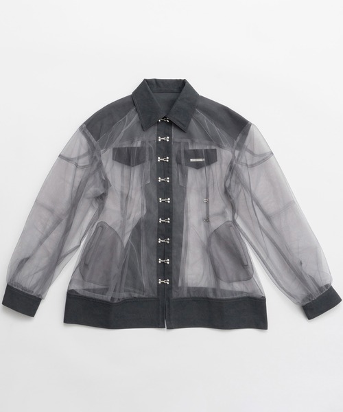 フラワーモチーフ ビーズ刺しゅう ブルゾン ジャケット ブルゾン