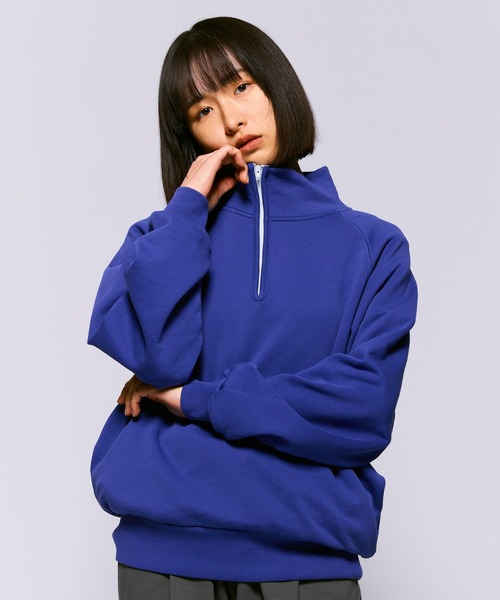 THE BOLDMAN トレーナー スウェット Halfzip Raglan Sweat / ハーフ