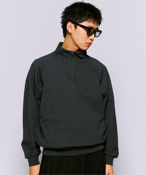 THE BOLDMAN トレーナー スウェット Halfzip Raglan Sweat / ハーフ