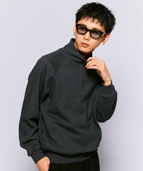 THE BOLDMAN トレーナー スウェット Halfzip Raglan Sweat / ハーフ