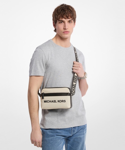 MICHAEL KORS ショルダーバッグ COOPER コットン キャンバス