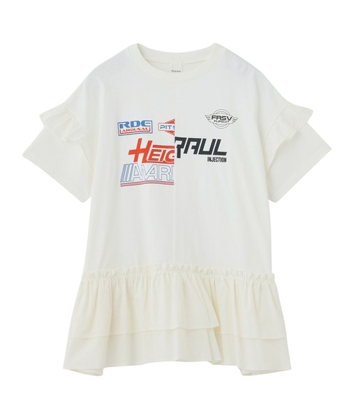 ROSE BUD ローズバッド　切替え　デザイン　Tシャツ 81ce015-77081-03b.jpg