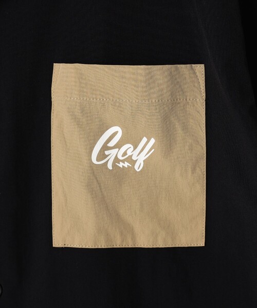 BEAMS GOLF別注／ELECTRIC GOLFバイカラーオープンシャツ BEAMS GOLF シャツ 「別注」ELECTRIC / バイカラー オープン