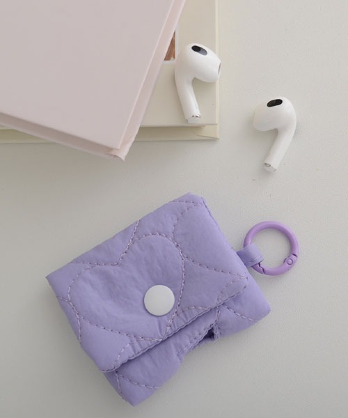 イヤホンケースパープル Amazon | ZENIX DESIGN TECH Airpods 第2世代 第1世代 用 ケース