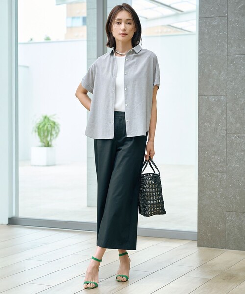 【WEB限定カラーあり・洗える】FINE SLEEVELESS ニット タンクトップ WEB限定カラーあり・洗える】FINE SLEEVELESS ニット タンク