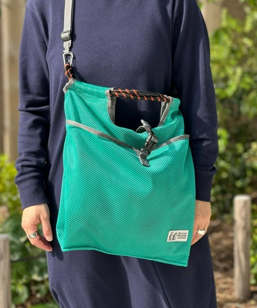 Marmot トートバッグ ナイロン グリーン 大容量 アウトドア Marmot（マーモット） トートバッグ 「Marmot」MMW Mesh Compact Tote