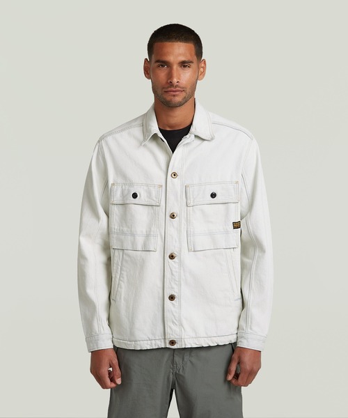 G-STAR RAW デニムジャケット gジャン MOSA OVERSHIRT/デニムシャツ 
