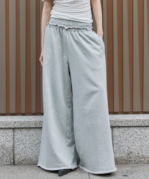 XU design pigment pantsピグメントスウェットパンツ Never mind the XU】set up design pigment pants / 【ネバー