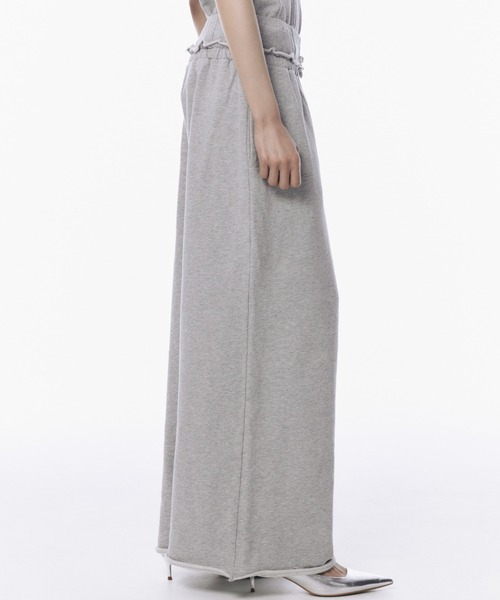ワイドパンツ スウェットパンツ ジャージ PIGMENT SWEAT PANTS/ピグメントスウェットパンツ レディースの画像