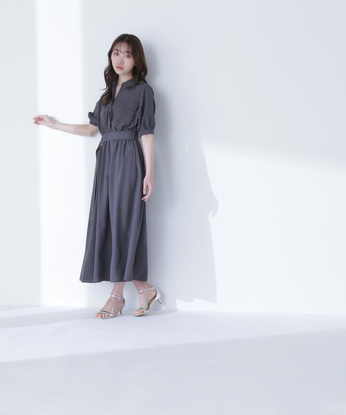 NATURAL BEAUTY BASIC ワンピース ダブルポケットフォルム