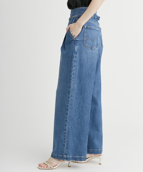 CELFORD セルフォード　デニムワイドパンツ 【CELFORD×Lee】 CELFORD パンツ 「Lee×CELFORD」デニムワイドパンツ レディース