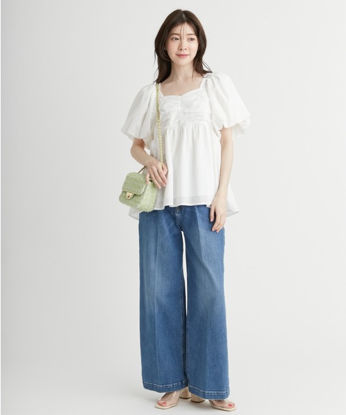 CELFORD パンツ 「Lee×CELFORD」デニムワイドパンツ レディース