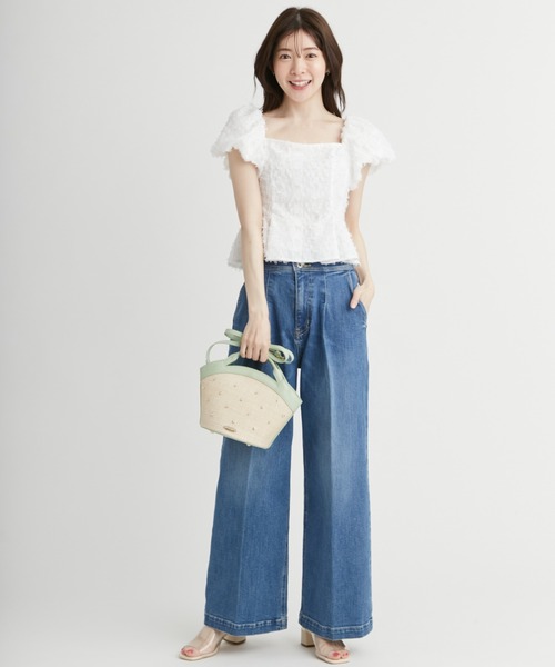 CELFORD パンツ 「Lee×CELFORD」デニムワイドパンツ レディース
