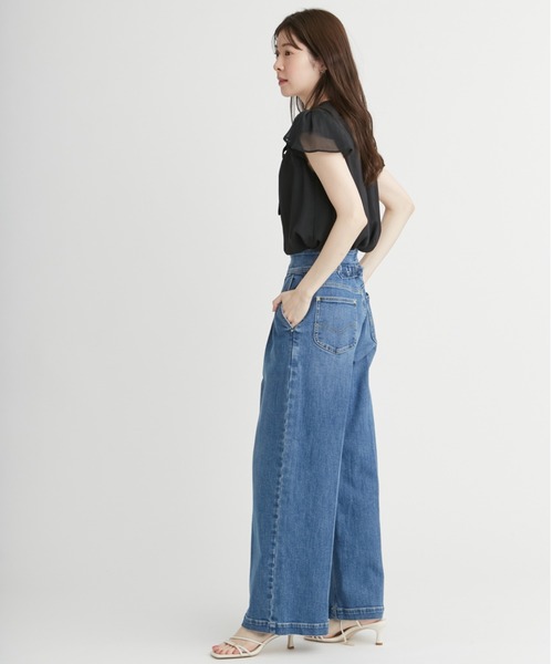CELFORD パンツ 「Lee×CELFORD」デニムワイドパンツ レディース