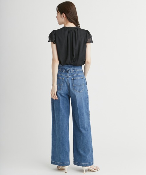 CELFORD セルフォード　デニムワイドパンツ 【CELFORD×Lee】 CELFORD パンツ 「Lee×CELFORD」デニムワイドパンツ レディース