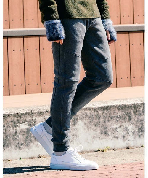 wjk スウェットパンツ ジャージ back boa rib pants メンズ : ZOZOTOWN 