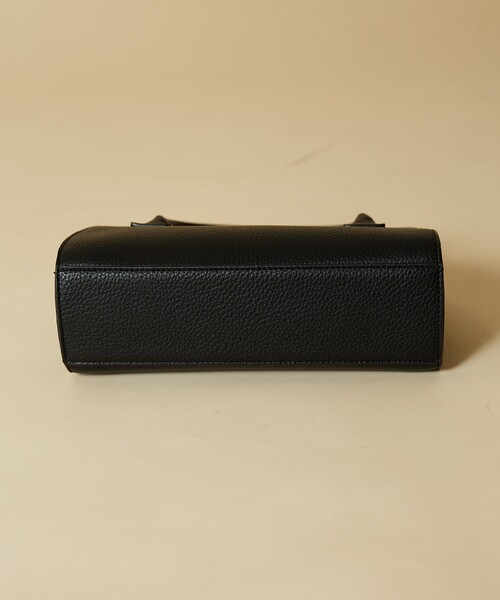 MARY QUANT × PUBLUX レザレットハンドルバッグ　ブラウン MARY QUANT/ワンポイント レザレット ハンドルバッグ 限定展開