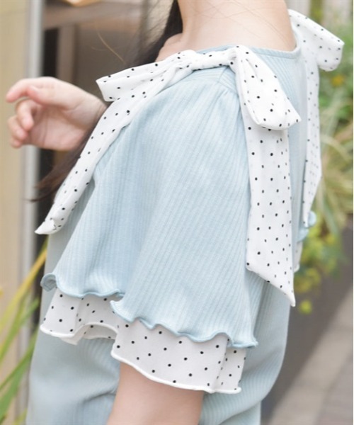 axes femme tシャツ ビッグリボンプルオーバー レディース