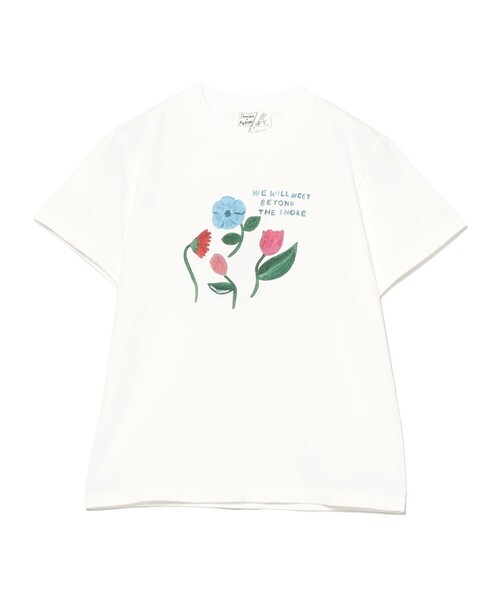 tシャツ Shiomi Wada / Floral Short Sleeve T-shirt レディース