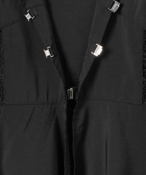 【ジーナシス 】レースドッキングキャミチュニック　ブラック 楽天市場】【SALE／40%OFF】レースドッキングキャミチュニック