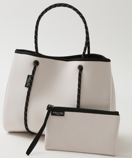 Willow Bay ウィローベイ トートバッグ Daydreamer Neoprene Tote 夏新作 マザーズバッグ ポーチ付き Willow Bay（ウィローベイ） トートバッグ トートバッグ マザーズ
