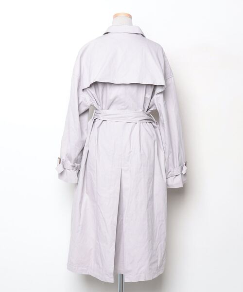 「URBAN RESEARCH」 トレンチコート M パープル レディース
