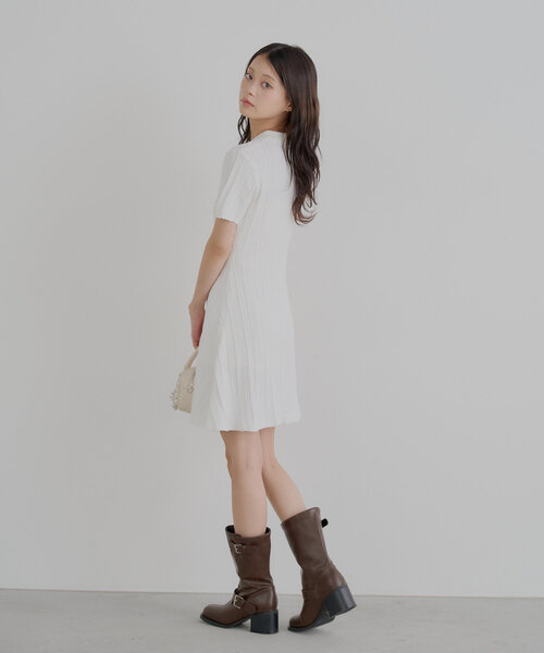patou 34 アイボリーミニワンピース Patou ノースリーブ ミニワンピース | ブラック | FARFETCH JP
