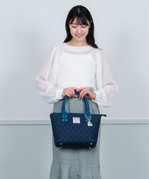 トートバッグ 「Jolie Joli/ジョリージョリ」デニムキルト レディース