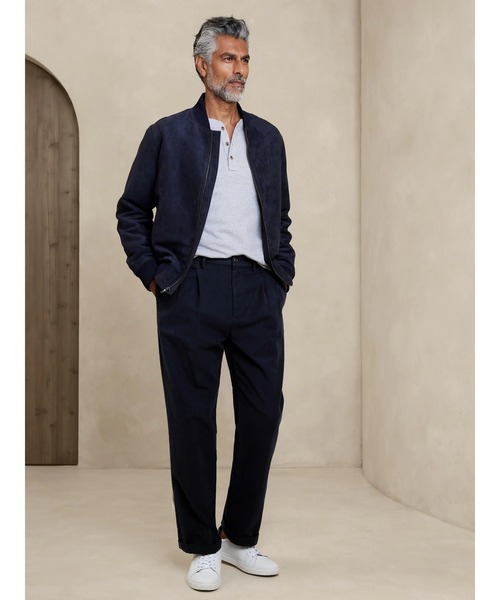 「BANANA REPUBLIC FACTORY STORE」 チノパンツ 34/30 ネイビー メンズ | BANANA REPUBLIC