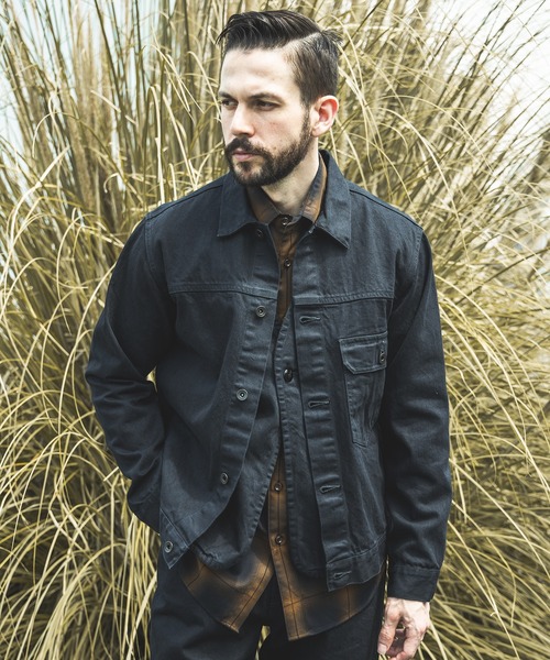 【新品タグ付】MR.OLIVE　メンズ　デニムジャケット　ブラック　M MR.OLIVE 「MR.OLIVE」 デニムジャケット MEDIUM ブラック