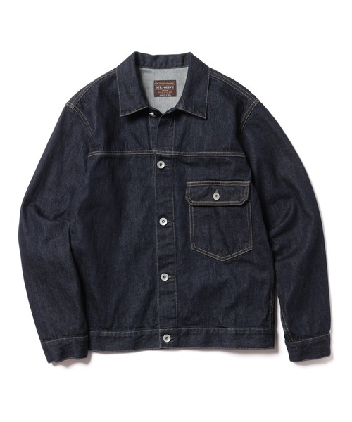 【新品タグ付】MR.OLIVE　メンズ　デニムジャケット　ブラック　M MR.OLIVE 「MR.OLIVE」 デニムジャケット MEDIUM ブラック