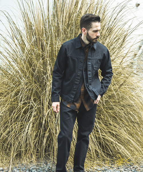 【新品タグ付】MR.OLIVE　メンズ　デニムジャケット　ブラック　M MR.OLIVE 「MR.OLIVE」 デニムジャケット MEDIUM ブラック