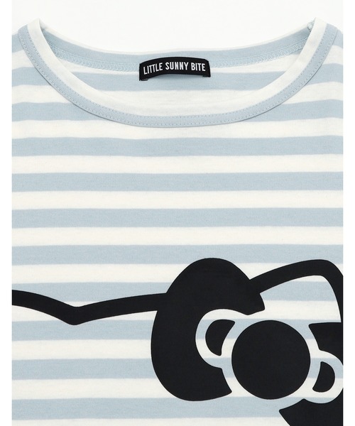 美品HELLO KITTYxlittle sunny bite long tee little sunny bite (リトルサニーバイト)hello kitty x little
