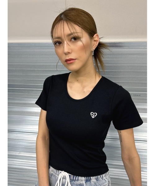 EGOIST エゴイスト　黒ロゴTシャツ EGOIST（エゴイスト） tシャツ EGOISTロゴTシャツ レディース
