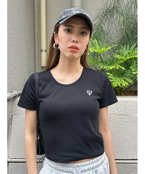 EGOIST tシャツ ハートロゴチビTシャツ レディース : ZOZOTOWN
