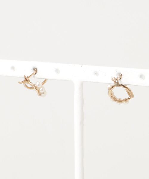 agete アガット シルバー×ゴールド ピアス （両耳） K5ピアス（ピアス（両耳用））｜agete（アガット）の